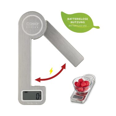 Кухонні ваги CASO Design Ecostyle: без батарейок, до 5 кг, крок 1 г, Testsieger
