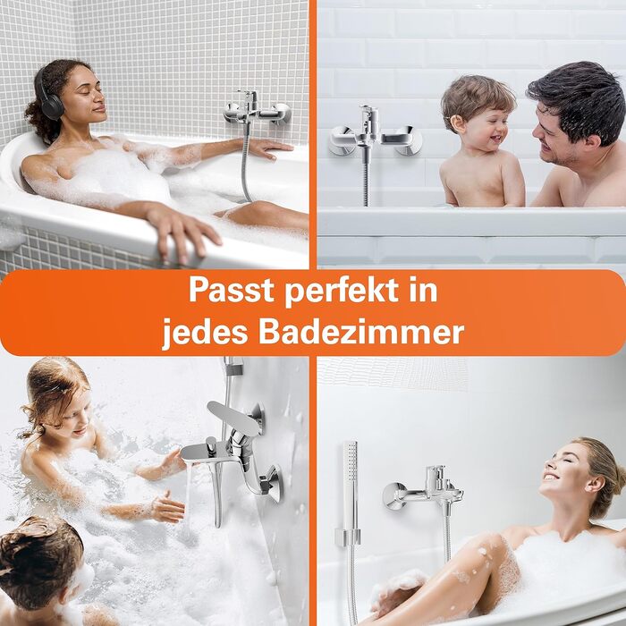 Змішувач для ванни EISL CLAUDIO з душовим підключенням, хром, однорідний, NI023CALCR