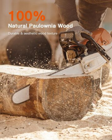 Полиця настінна Pipishell Wandregal Holz 40 см, набір 4 шт., дерево Paulownia, плаваюча полиця для кухні, ванної, спальні, офісу (світло-коричнева)