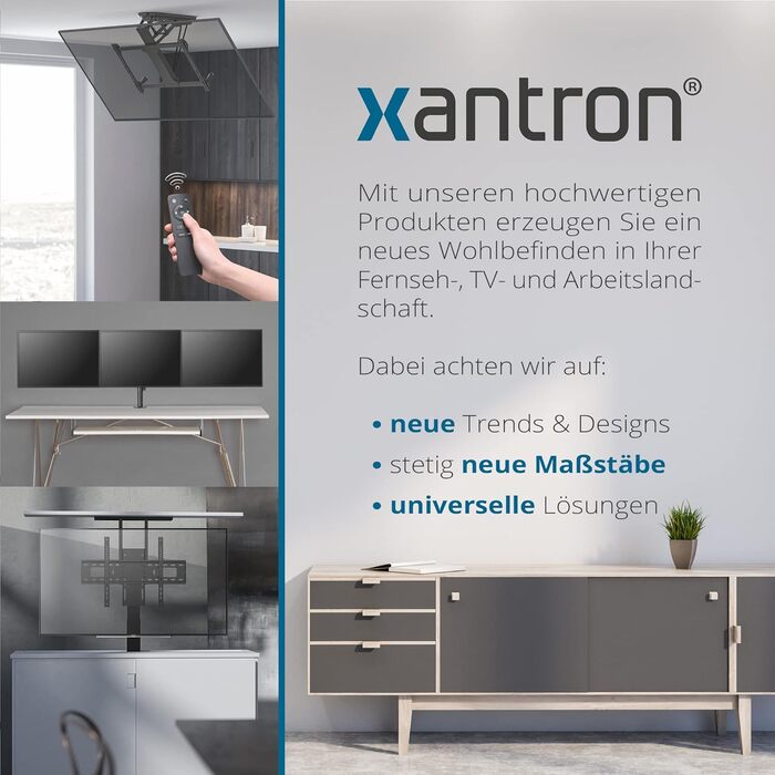 Кріплення для монітора Xantron PRO-GS100 - регульоване, для моніторів 17-35 дюймів, VESA 75x75/100x100, з Quick Release, для будь-якого столу