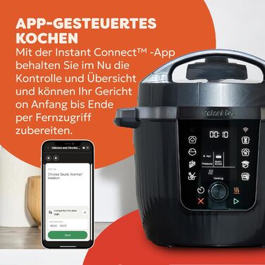 Instant Pot Plus 9-в-1: Мультикухня, 5.7 л, нержавіюча сталь – мультиварка, скороварка, рисоварка, йогуртниця, су-вид, стерилізатор, підігрівач