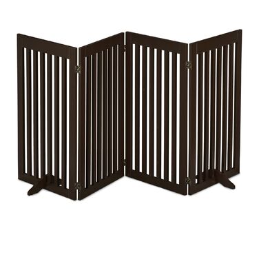 Захисний бар'єр Relaxdays коричневого кольору, 92 см