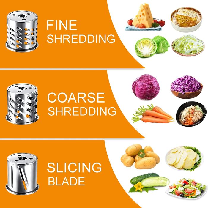 Електрична м'ясоподрібнювач Fleischwolf, мультифункціональна модель з трьома насадками для нарізки, з насадкою для ковбас та для випікання, 3 сталеві диски, чорний