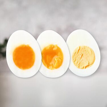 Електричний яйцеварка Gourmetmaxx на 6 яєць зі звуковим сповіщенням | Яйцеварка з функцією діркопроколювача, мірним стаканом та голосовим оповіщенням | 3 ступені нагріву для ідеально зварених яєць | Легке очищення та зручне використання