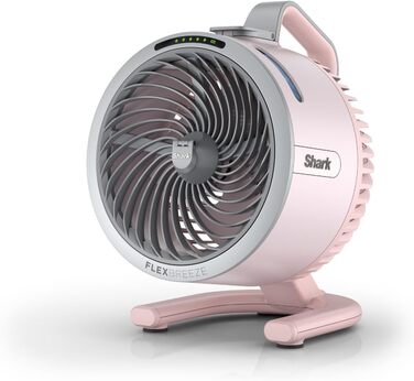 Вентилятор Shark FlexBreeze HydroGo Starker з функцією розпилення, охолодження для дому та вулиці, тихий та довговічний, з підключенням та без, компактний та легкий, потік повітря до 20 м, Quartz FA050EUPK
