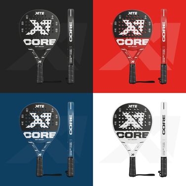 Сердечник для ракетки X1TE Padel - 360 г, скловолокно, кругла форма, для всіх рівнів (чорний)