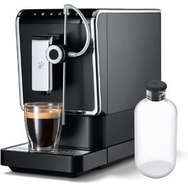 Повністю автоматична кавомашина Tchibo Esperto Pro, в т.ч. відповідний скляний графин для молока, ідеальна насолода кавою для кави, еспресо та молочних фірмових страв, контейнер для молока 600 мл, антрацит
