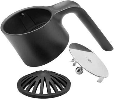 Скляна карафка WMF Basic з кришкою, 1 л (скляна, з силіконовим кришкою, CloseUp)