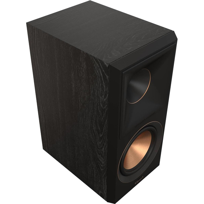 Пара поличних динаміків Klipsch RP-500M II, рупор Tractrix 90x90, високочастотний динамік 1 см, низькочастотний динамік 13,3 см, чорний