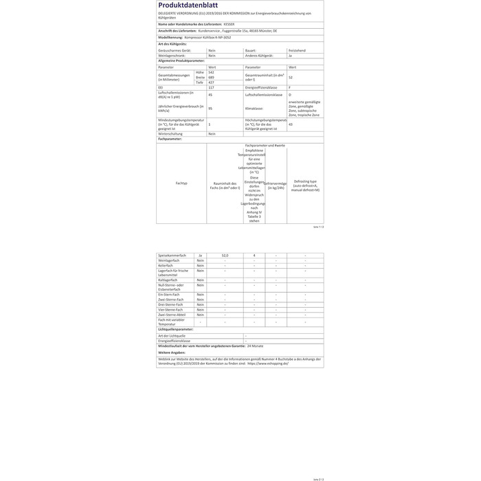 Автомобільний компресорний холодильник KESSER 42L з Wi-Fi, 12/24/230V, до -20°C, колеса, телескопічна ручка, хакі + 2 акумулятори холоду