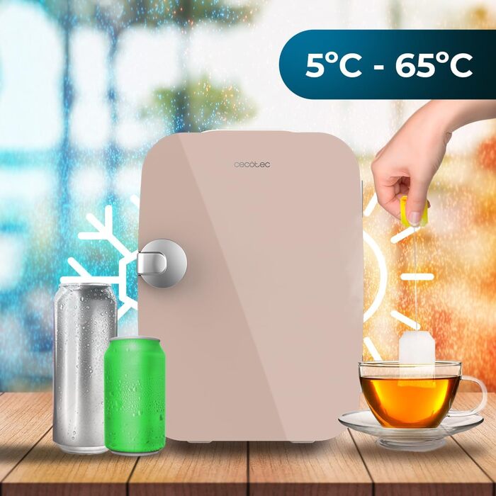 Холодильник Cecotec Bolero MiniCooling 25L Bahamas: 20L, 12-220V, для авто та кемпінгу, охолодження та нагрівання, регулювання температури 7-65°C
