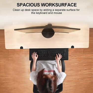 Кріплення для клавіатури BigTron з клемою, чорний колір, нове дизайну