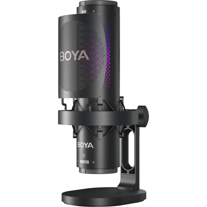 Мікрофон конденсаторний зі зміною діаграми спрямованості BOYA K9 RGB Black