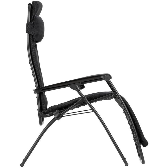 Крісло-релакс Lafuma Zero Gravity з AirComfort® - чорний сталь, гарантія 5 років, LFM2058