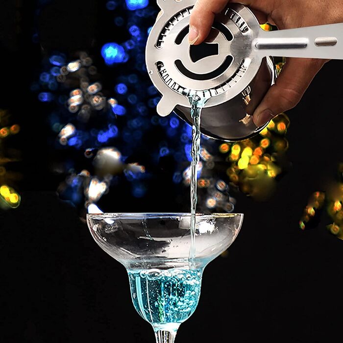 Набір для коктейлів 10 предметів, 750 мл, нержавіюча сталь - професійний шейкер для бармена, аксесуари для приготування коктейлів вдома