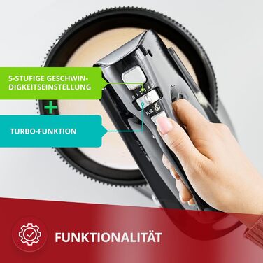 Кухонний комбайн MPM MMR-16Z з обертовою чашею 3,4 л, BPA free, 5 швидкостей + Turbo, міцні гачки та шнек з нержавіючої сталі, білий, 750W.