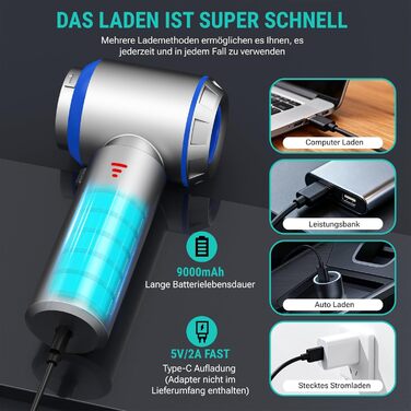 Акумуляторний ручний пилосмок Yomile 4 в 1, безщітковий двигун 25000Па, 3 рівні потужності для авто, дому, офісу та шерсті тварин