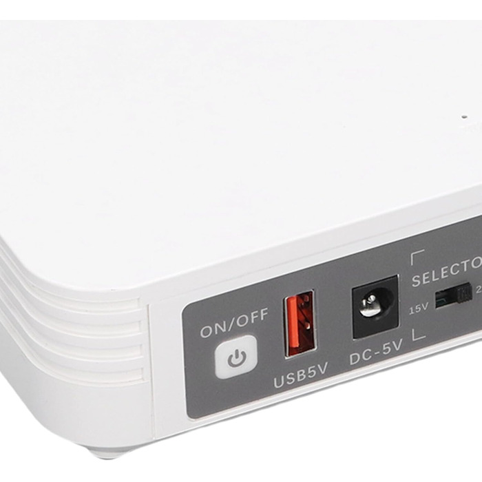 Mini UPS 8000mAh з голосовим підключенням, DC 5V 9V 12V POE 15V 24V, USB 5V 2A, захист від перенапруги, блок живлення для роутерів, модемів, камер (EU-штекер)