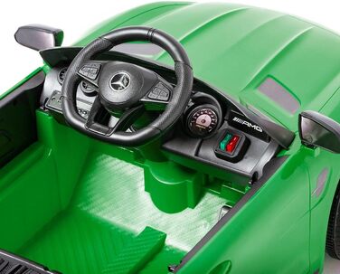 Дитячий електромобіль ATAA Mercedes GTR Mini з акумулятором 12V, зелений