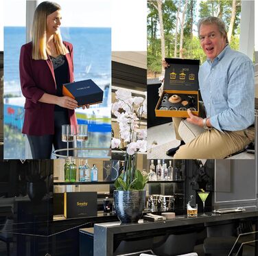 Набір для копчення віскі з ліхтариком та натуральними дерев'яними стружками Smoky від NOBLESIP. Ідеальний для копчення бурбону, коктейлів та створення унікального смаку. Подарункова коробка з оригінальним гравіюванням.