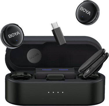 Бездротовий мікрофон BOYA LINK 3-02 Type-C/TRS Black