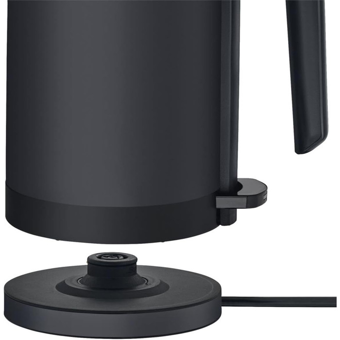 Електричний чайник-термос WMF Küchenminis 0.8л, нержавіюча сталь, чорний Deep Black