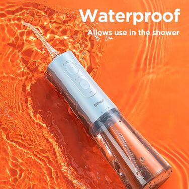 Набір для гігієни порожнини рота Bitvae: ірригатор та електрична зубна щітка, 3 режими, 5 рівнів тиску, бездротовий, з 4 насадками для щітки та 4 насадками для ірригатора, колір: чорний