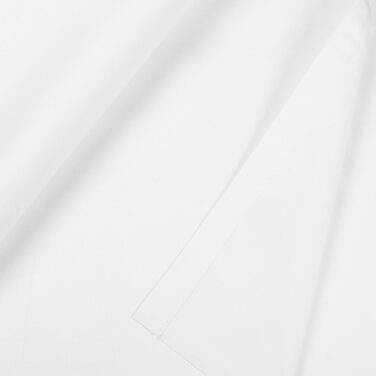 Комплект з 2-х простирадл Linon без гуми, 150x260 см, бавовна, білий (180 x 290 см)