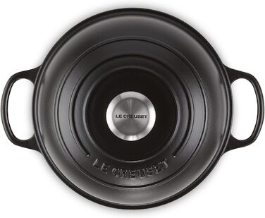 Le Creuset Signature Чавунний горщик для хліба, 24 см, чорний матовий