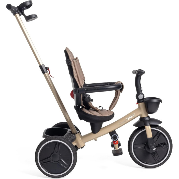 Триколісний велосипед Chicco 4-в-1 бежевий: від 6 місяців до 4 років, знімний капюшон, EVA колеса, телескопічна ручка