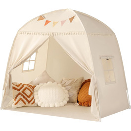 Дитячий намет-тіпі Сумбабебі: великий, з прапорами. Ідеально для гри в приміщенні. Підходить для хлопчиків та дівчаток. Дитячий ігровий будиночок, намет-тіпі для малюків, ігровий намет для дитячої кімнати. Чудовий подарунок!