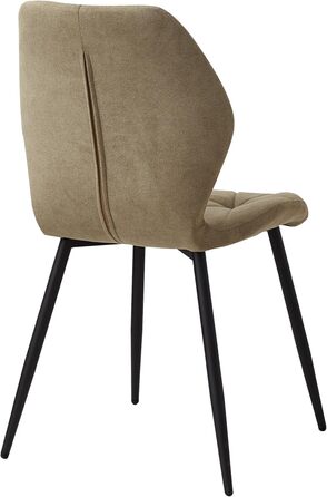 Набір обідніх стільців GrandCA HOME, 2 шт., боргունдове зелене крісло з металевими ніжками, скандинавський стиль