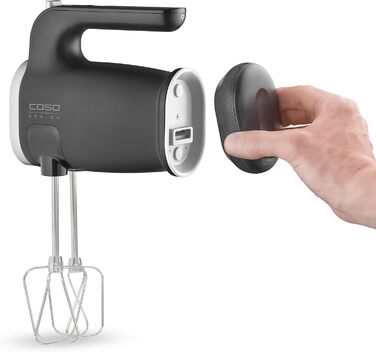 Ручний міксер CASO Click & Mix бездротовий, акумуляторний, для тіста, збитих вершків, соусів, 8 швидкостей (600-1200 об/хв)