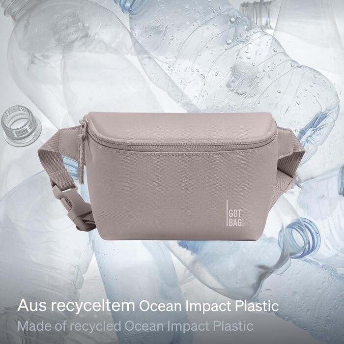 Поясна сумка Hip Bag 2.0 з ударного пластику Ocean Сумка на пояс водовідштовхувальна Стильна сумка через плече з регульованим ременем (Seahorse)