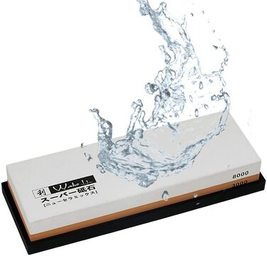 Wakoli Точилка для ножів 2-в-1 з алмазним шліфувальним каменем - 3000/8000 - для заточування та полірування ножів