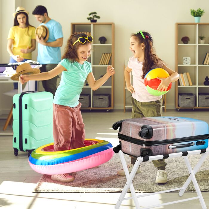 Підставка для валізи Relaxdays дерев'яна, складна