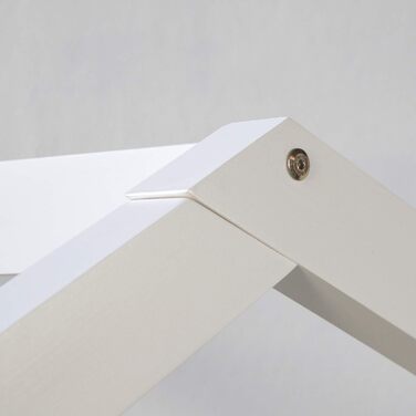 Дитяче ліжко Homestyle4u 90x200 з ящиком, монтессорі, з ламелями, біле, з дерева (сосна)