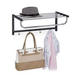 Настінна вішалка Relaxdays з полицею
