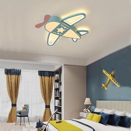 Стельовий світильник BOKALAKA Airplane Cartoon, 91W LED, 3 кольори, для дитячої кімнати та спальні