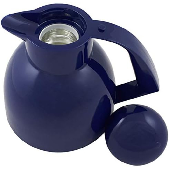 Термос Helios Day з нержавіючої сталі, 1.0 л, темно-синій