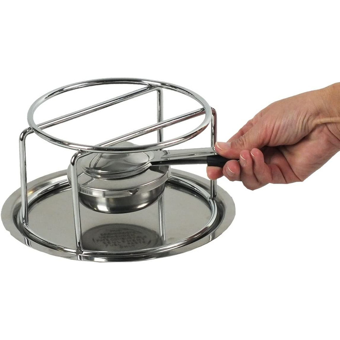 Набір для фондю Kela Käsefondue Set 10tlg: алюмінієва каструля, керамічне покриття, для 6 осіб, з підставкою для палива та виделок