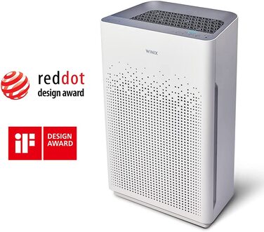 Повітряний очисник WINIX для алергіків 99㎡ (CADR 390 м³/год) з HEPA-фільтром для кімнат, проти алергенів, пилу, шерсті тварин, з індикатором якості повітря та авторежимом (ZERO-S)