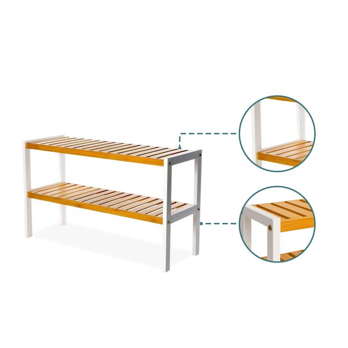 Стелаж для взуття Relaxdays з бамбука