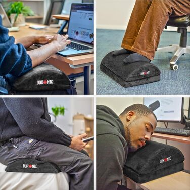 Підставка для ніг Duronic FT06 – ергономічна підставка для офісу, дому та геймінгу | Підставка для ніг під стіл