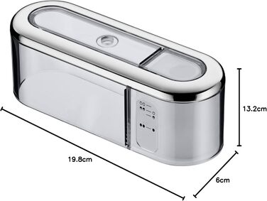 Електричний яйцеварка WMF Stelio з нержавіючої сталі, для 1-7 яєць, 380 Вт, регулювання ступеня готовності, функція підтримання тепла, мірний стаканчик з підставкою для яєць