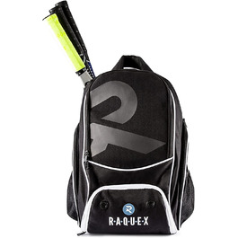 Спортивний рюкзак Raquex - для двох ракеток для гри в сквош і бадмінтон або однієї тенісної ракетки. Рюкзак для ракетки взуття ноутбук пляшка з водою