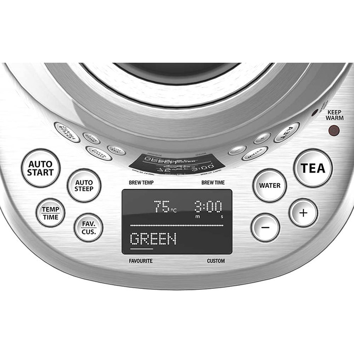 Електричний чайник GASTROBACK з регулюванням температури та ситом для листового чаю та пакетиків