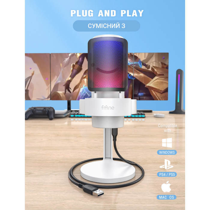 USB мікрофон Fifine A8W