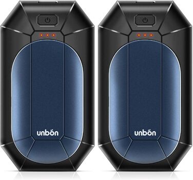 Електричні грілки для рук UNBON, 2 шт. USB, 3 режими нагріву, для спорту та Raynaud's, фіолетові