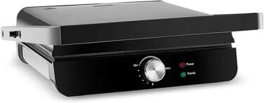 Тостер-контактний гриль Karaca Toastmaster Inox, чорний, 4-х місний, з антипригарним покриттям